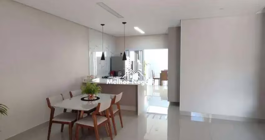 Casa térrea de 130m² com 3 dormitórios sendo um suíte no Parque Nova Carioba em Americana- SP