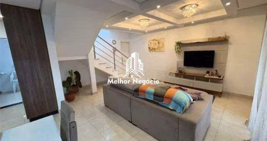 Casa 172m² de construção, à venda, 3 Dormitórios 4 banheiros Residencial Nova Água Branca II, Piracicaba, SP