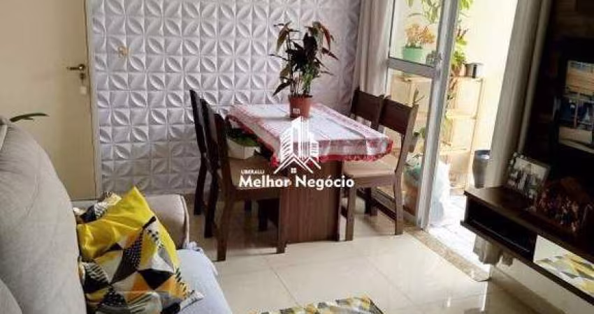 Apartamento 56m² à venda, 2 Dormitórios (Quartos), 1 banheiro -Condominio Engenho Resende - Vale do Sol, Piracicaba, SP