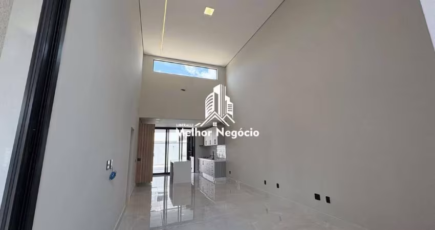 Casa com 03 dormitórios (01 suíte) à venda no condominio Real Park em Sumaré-SP