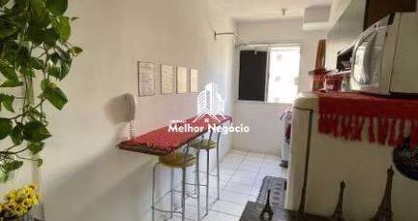 Apartamento à venda 49m²; 2 dormitórios (Quartos) - Residencial Recanto dos Sabiás - no Bairro Parque Bom retiro - Paulínia/SP