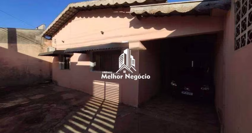 Casa 118m² de construção, à venda, 2 Dormitórios (Quartos), 1 banheiro Jardim Paraiso II, Sumaré - SP