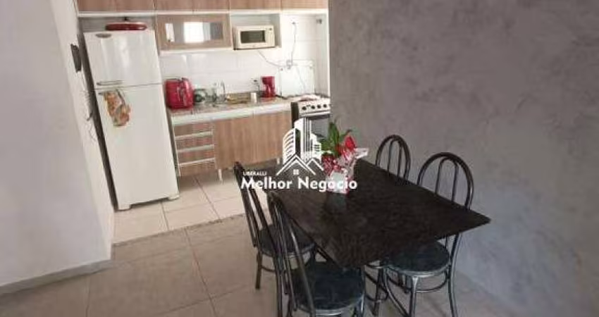 Apartamento à venda com 02 dormitórios (quartos), sendo 01 deles suíte, no Condomínio Portal dos Rubis em Hortolândia/SP.