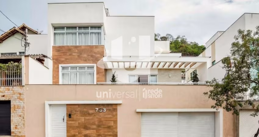 Casa com 5 quartos, 430 m², à venda por R$ 1.299.000- Rua Antônio Fellet - Vale do Ipê - Juiz de Fora/MG