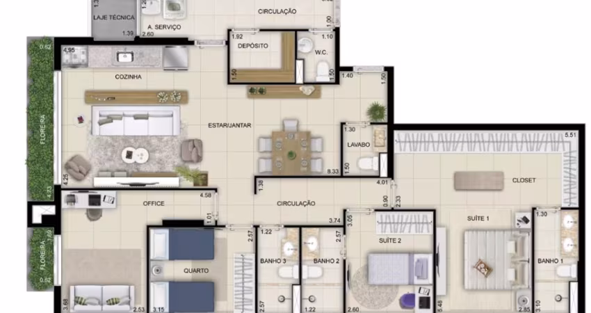 Apartamento 4 quartos Setor Marista