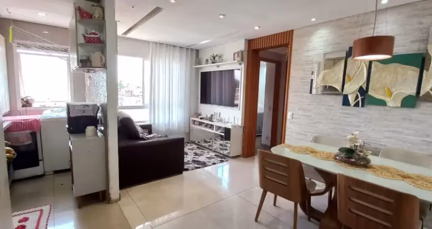 Lindo apto com 2 dormitórios, 1 vaga livre, lazer completo e aquecimento a gás