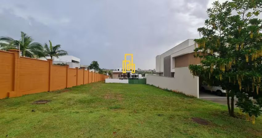 Lote em condomínio fechado para venda em uberlândia, condomínio alphaville 1