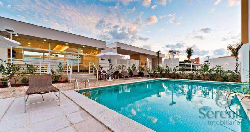 Apartamento para alugar, mobiliado, no Jardim Morumbi, no Marco dos Pioneiros - Com 2 dormitórios, 50 m² por R$ 2.350/mês - Londrina/PR