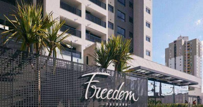 Apartamento para alugar na Gleba Palhano -  Edifício Freedom Palhano - Com 1 dormitório, 45 m² por R$ 3.000/mês - Londrina/PR