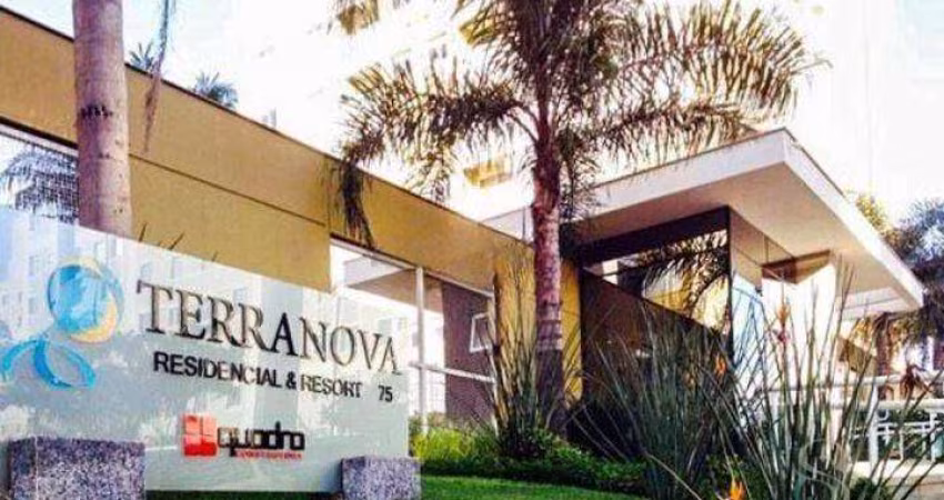 Apartamento para alugar no Terranova Residencial &amp; Resort - Com 3 dormitórios, 1 suíte, sacada, planejados - R$2.200/mês - Gleba Palhano - Londrina/PR