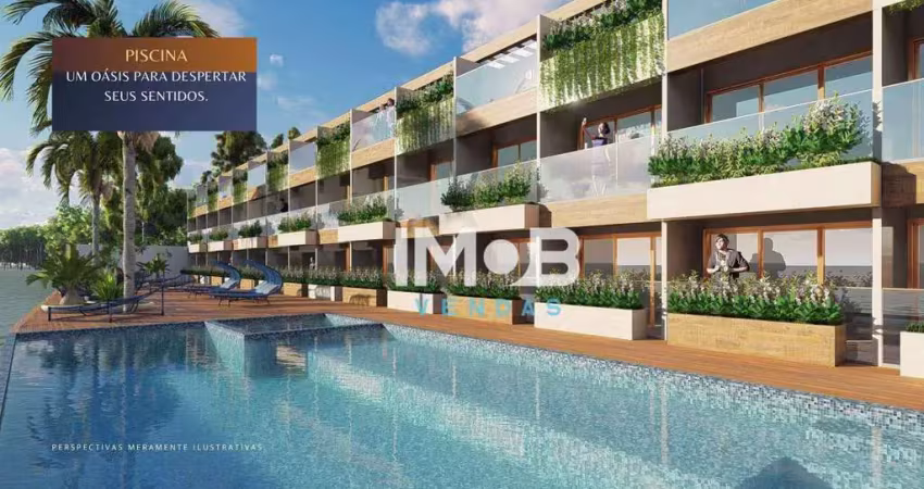 Flat com 1 dormitório à venda, 25 m² por r$ 440.000 - passagem - cabo frio/rj