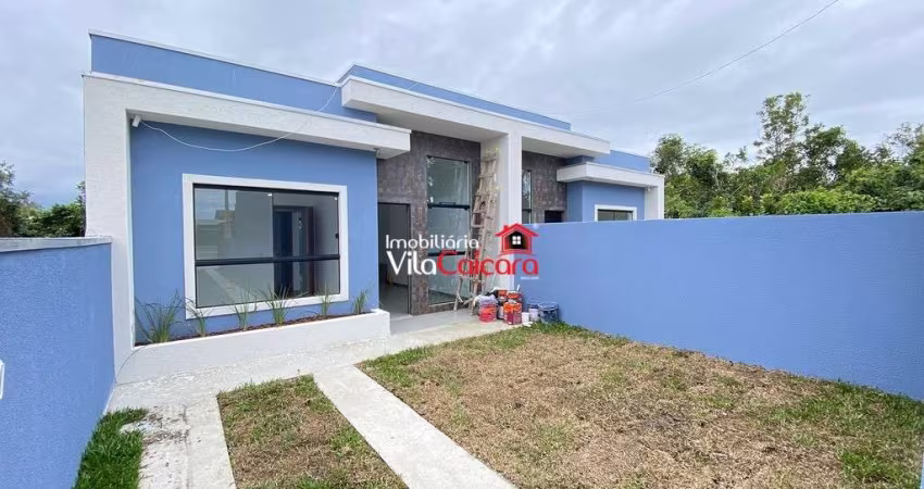 Casas novas com 2 quartos no Balneario Shangrila