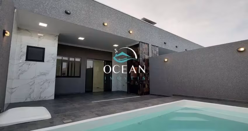 Casa nova com piscina proximo ao mar