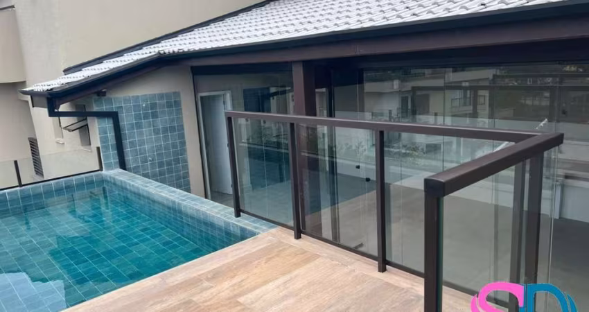 Apartamento para venda, com piscina privativa, varanda gourmet com churrasqueira, no Itaguá, Ubatuba SP