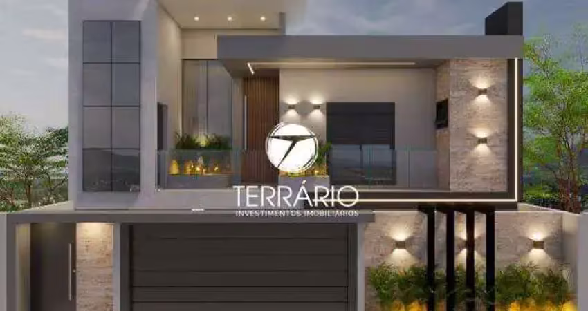 Casa à venda no alto vila paiva em varginha com piscina, churrasqueira, 3 suítes e 3 quartos