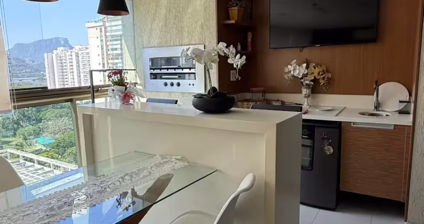 Apartamento para locação em condomínio atmosfera na península, barra da tijuca.
