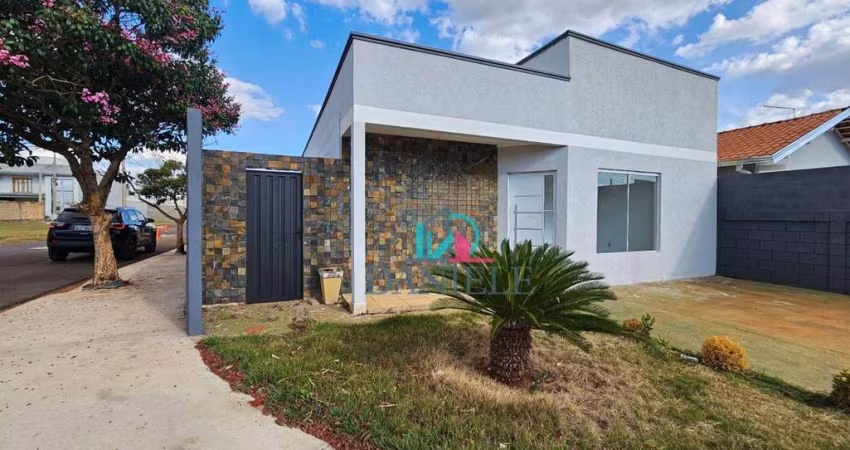 Casa com 3 dormitórios à venda, 86 m² por R$ 390.000,00 - Condomínio Solaris - Araraquara/SP