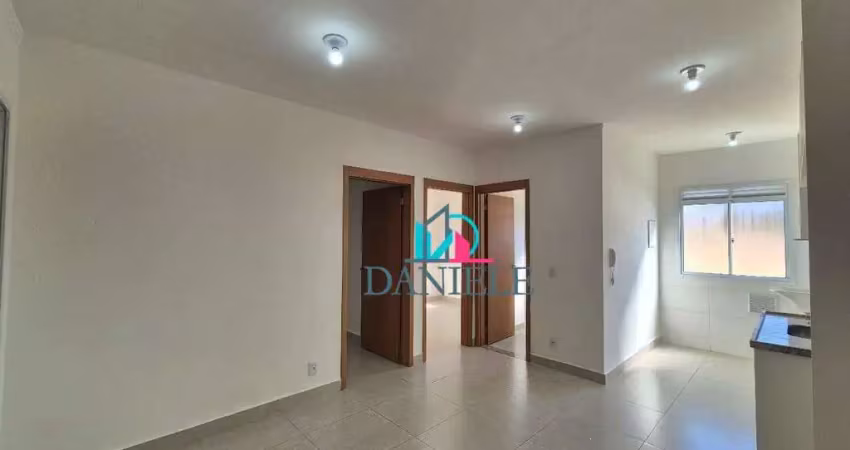 Apartamento com 2 dormitórios localizado no condomínio reserva dos jacarandás.