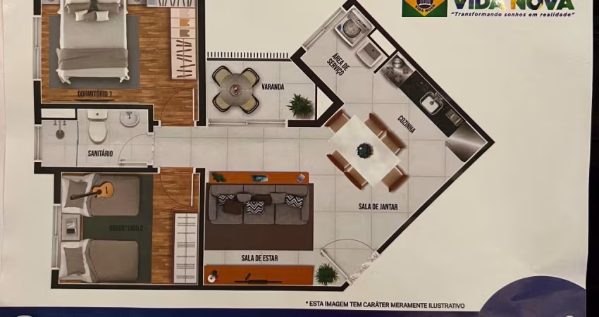 COTA DE APARTAMENTO G 19 COOPERATIVA HABITACIONAL VIDA NOVA