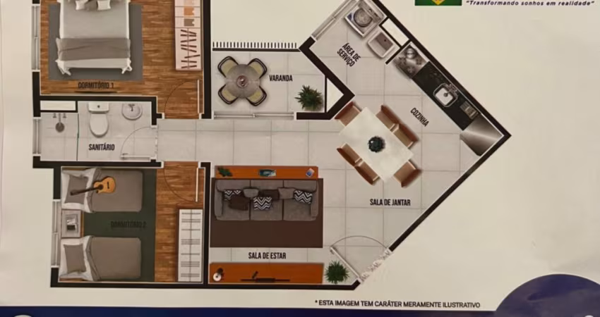Vendo cota de apartamento - Residencial Recanto da Iracema gp19 - Taboão da Serra