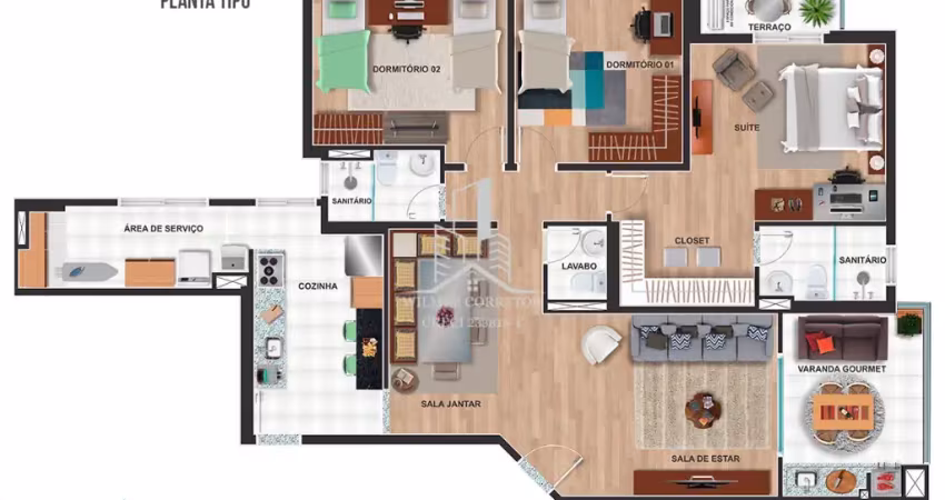 Oportunidade única apartamento contemplado 3 dormitórios - condomínio parque firenze - embú das artes