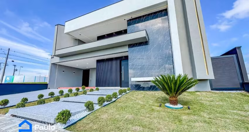 Linda casa térrea à venda no condomínio santa mônica em caçapava - sp