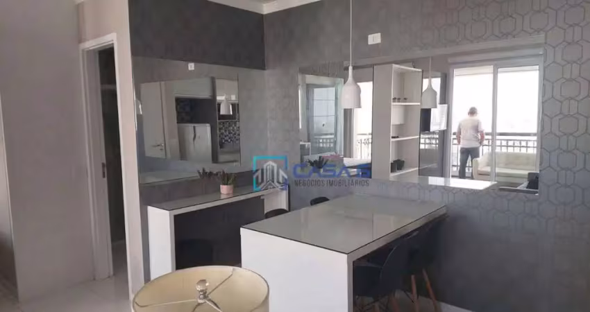 Apartamento com 1 dormitório para alugar, 45 m² por R$ 3.789,00/mês - Jardim Anália Franco - São Paulo/SP