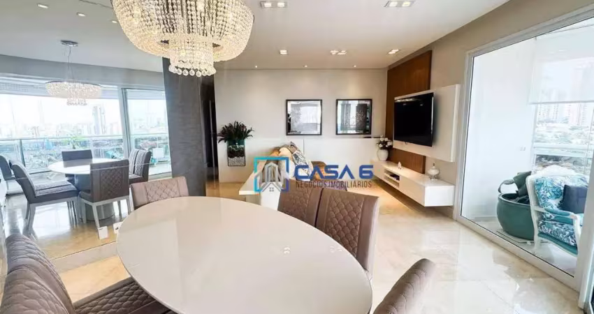 Apartamento com 3 dormitórios à venda, 200 m² por r$ 3.000.000 - jardim anália franco - são paulo/sp