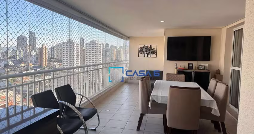 Apartamento 3 dorms 122 ms próximo ao shopping anália franco