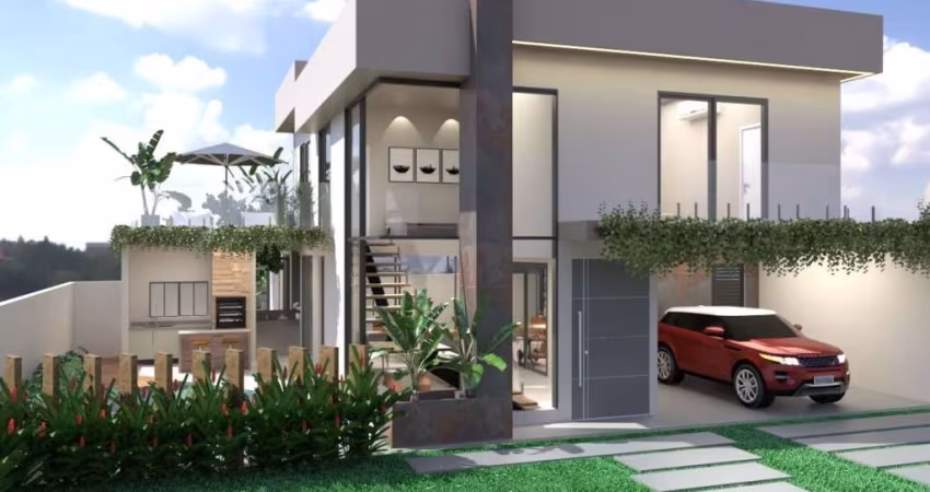 Casa novinha em condominio próximo a Embraer com 4 suites.