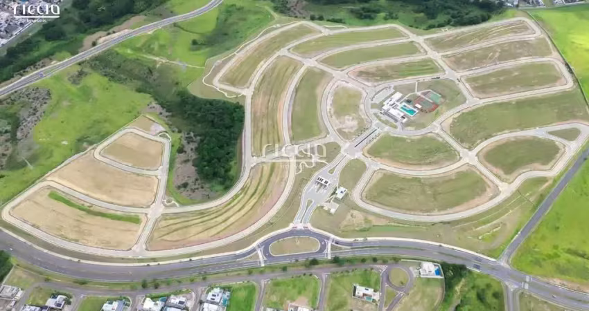 Terreno plano ao lado do lazer 430,00 m2 de esquina na parte alta no cond. terras alpha em são josé dos campos