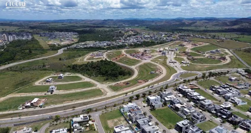 Terreno à venda no cond. terras alpha, declive 330,00 m² quadra f1 - linda vista de frente