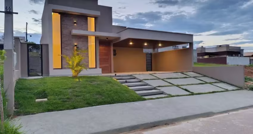 Belíssima casa localizada no condomínio reserva do vale, com 3 dormitórios, sendo 1 suíte!