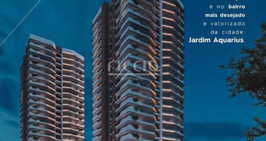 Apto à venda no Aquarius - 194 m² (1º andar) Garden - Montante Living Design - 3 SUÍTES ou 4 Dorms (2 Suítes) Torre A - Melhor Vista de SJC!