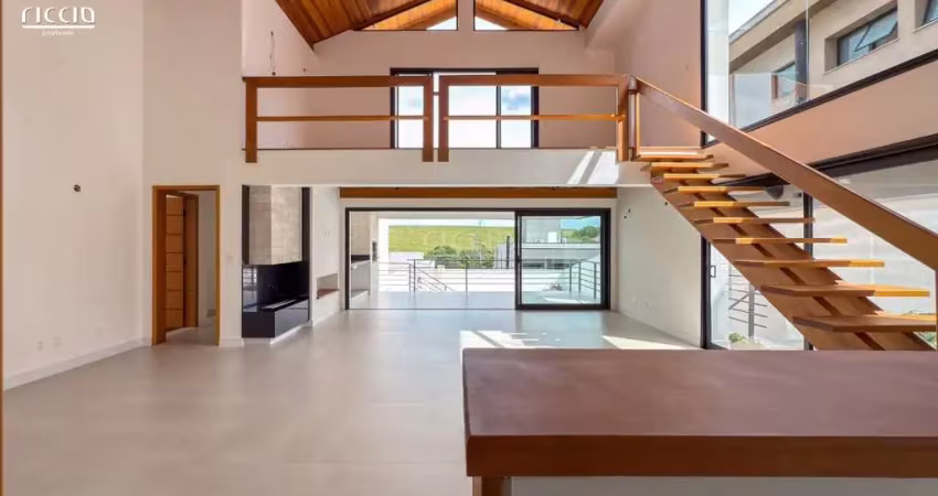 Casa Térrea na Reserva do Alphaville II - Projeto Prático e Funcional - 505 m² terreno, 295 m² construção - 3 SUÍTES + Escritório + Academia c/ wc