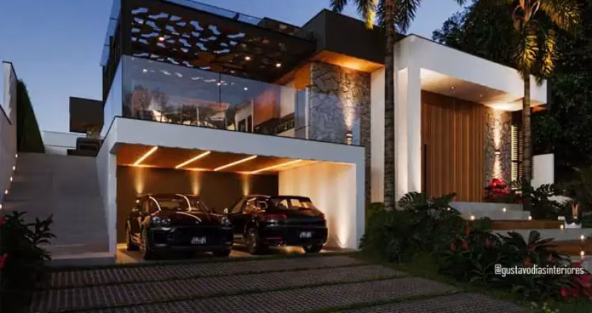 Casa térrea de alto padrão no colinas do paratehy sul - elegância, conforto e lazer