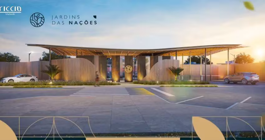 Terreno plano com 589,03m² em condominio de alto padrão jardim das nações