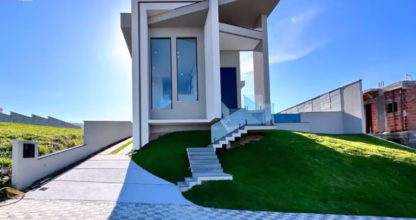 Casa nova nunca habitada à venda no urbanova - sobrado com 5 suítes com elevador e piscina aquecida cond. reserva do paratehy 650 m² de área - sjc