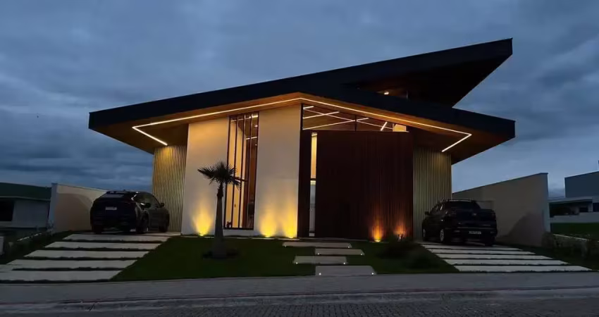Casa térrea no condomínio ecopark bourbon - caçapava/sp de 288m² - 4 suítes