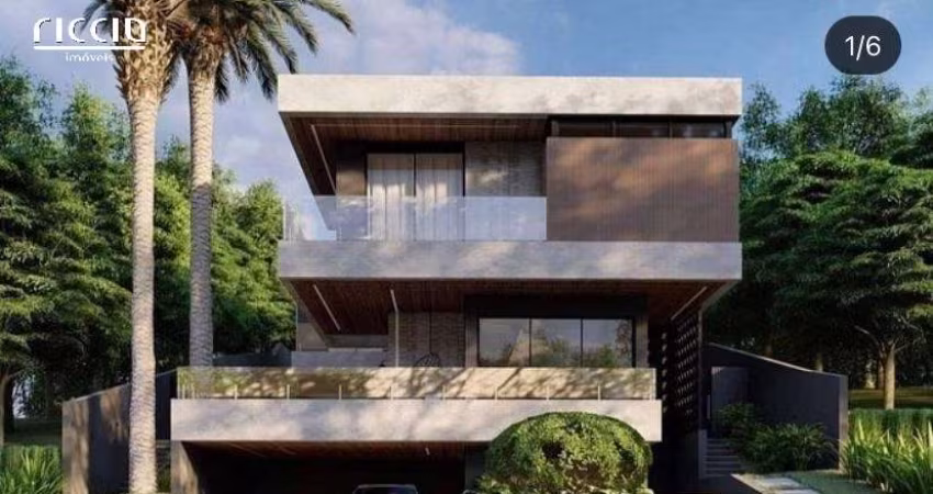 Sobrado em construção no Alphaville II, 4 suítes, 450m²