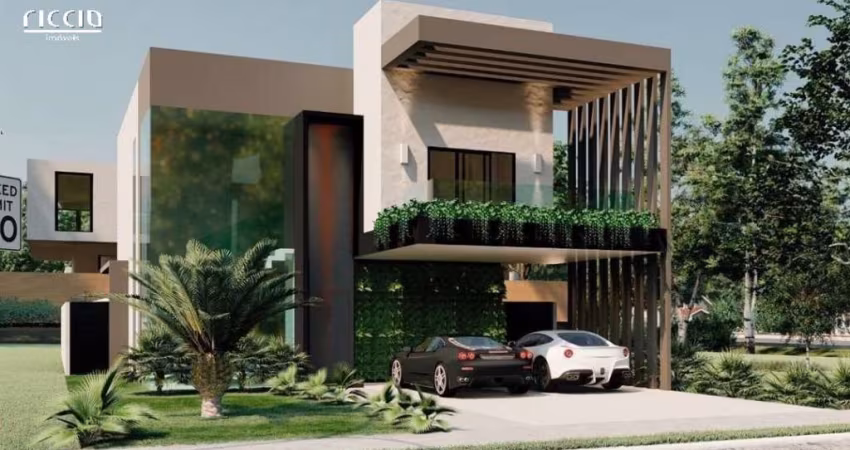 Casa em condomínio fechado Santa Mônica - Caçapava/SP - 3 suítes, varanda gourmet com piscina