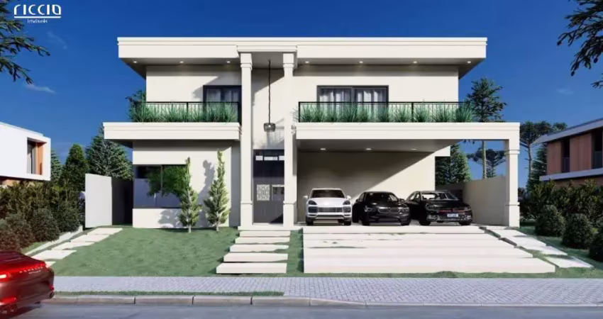 Sobrado à venda no condominio vivant urbanova, com 5 suítes - pronto para morar!