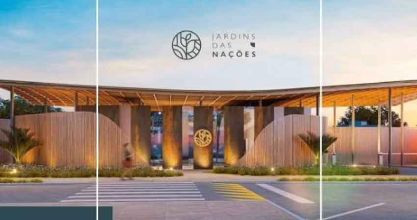 Terreno à venda Cond. Jardins das Nações Urbanova - SJC - 800,88 m² PLANO - Fundos para área verde!