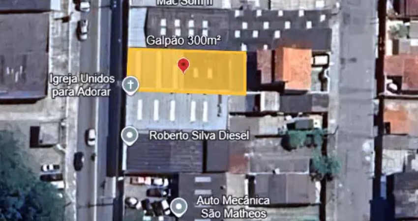 Galpão 10x30m² para locação na av. carlos ferreira lopes, região valorizada de mogi
