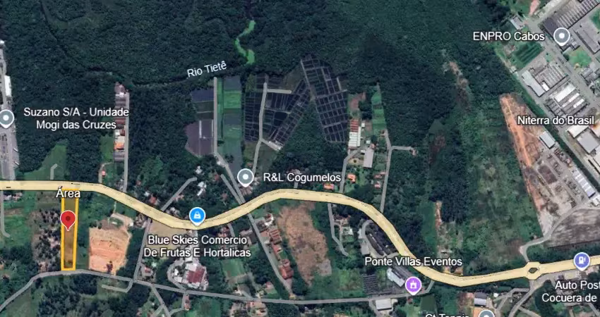 Área com duas frentes e grande potencial logístico e comercial em mogi das cruzes