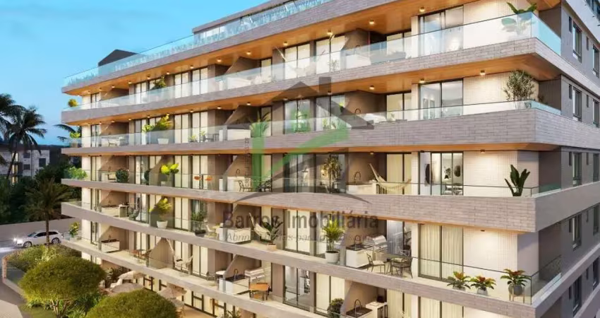 Ocean drive e um empreendimento - apartamentos tipo variam de 55,96m2  a 100,88m2 - coberturas variam de 126,13m2  a 234,60m2  - casas terreas (garden)  214,63m 2  (sul) e 243,12m 2  (norte)