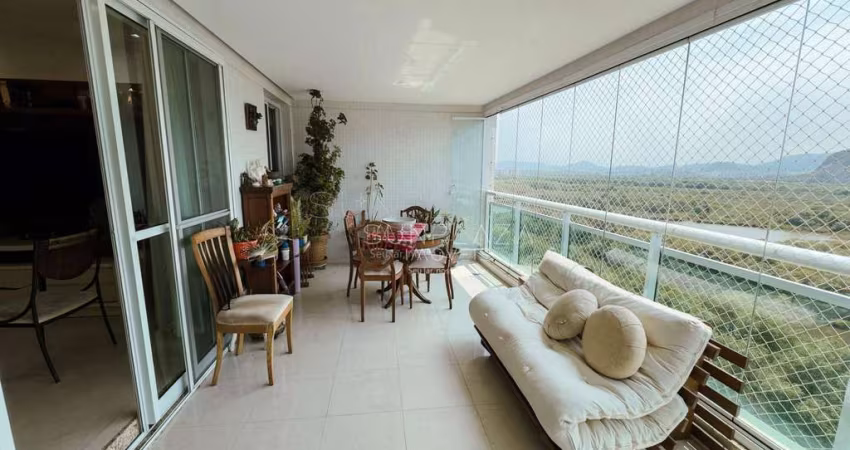 Apartamento 4 quartos sendo 2 suítes, sol da manhã, frontal lagoa - Saint Martin Península, Barra da Tijuca - RJ