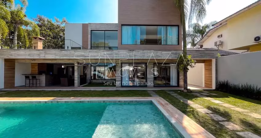Casa com 6 suítes à venda, 650 m² por r$ 13.500.000 - barra da tijuca - rio de janeiro/rj