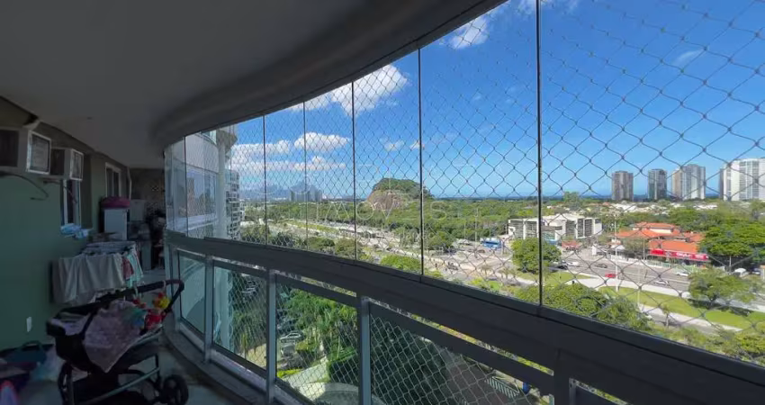 Apartamento com 3 dormitórios à venda, 119 m² por r$ 1.380.000,00 - barra da tijuca - rio de janeiro/rj