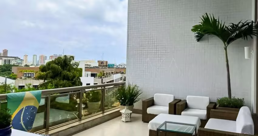 Apartamento 4 quartos sendo 4 suítes, linear com pé direito duplo, península - barra da tijuca